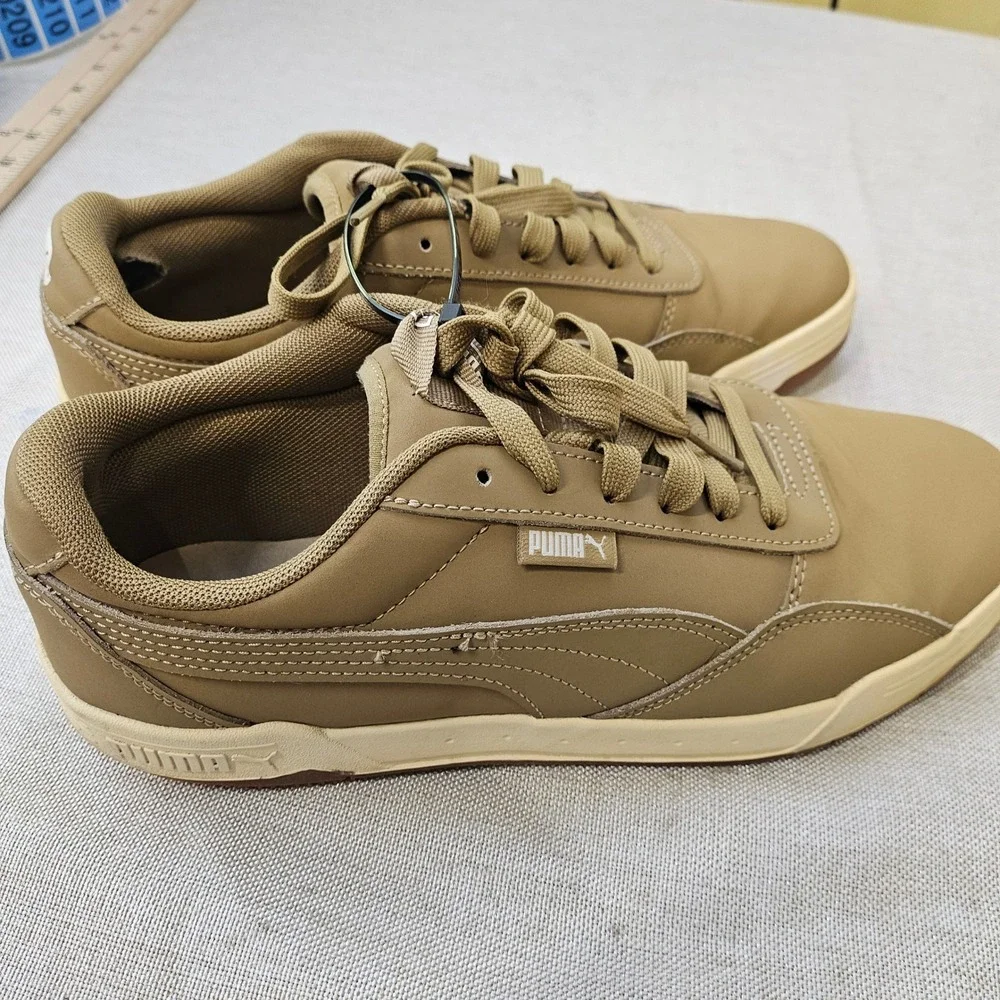 Puma Sneakers Mens‎ 9.5 Tan 403556-01 Low Top SoftFoam Athletic Casual Shoes